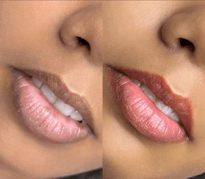 Lip Colour Correction
